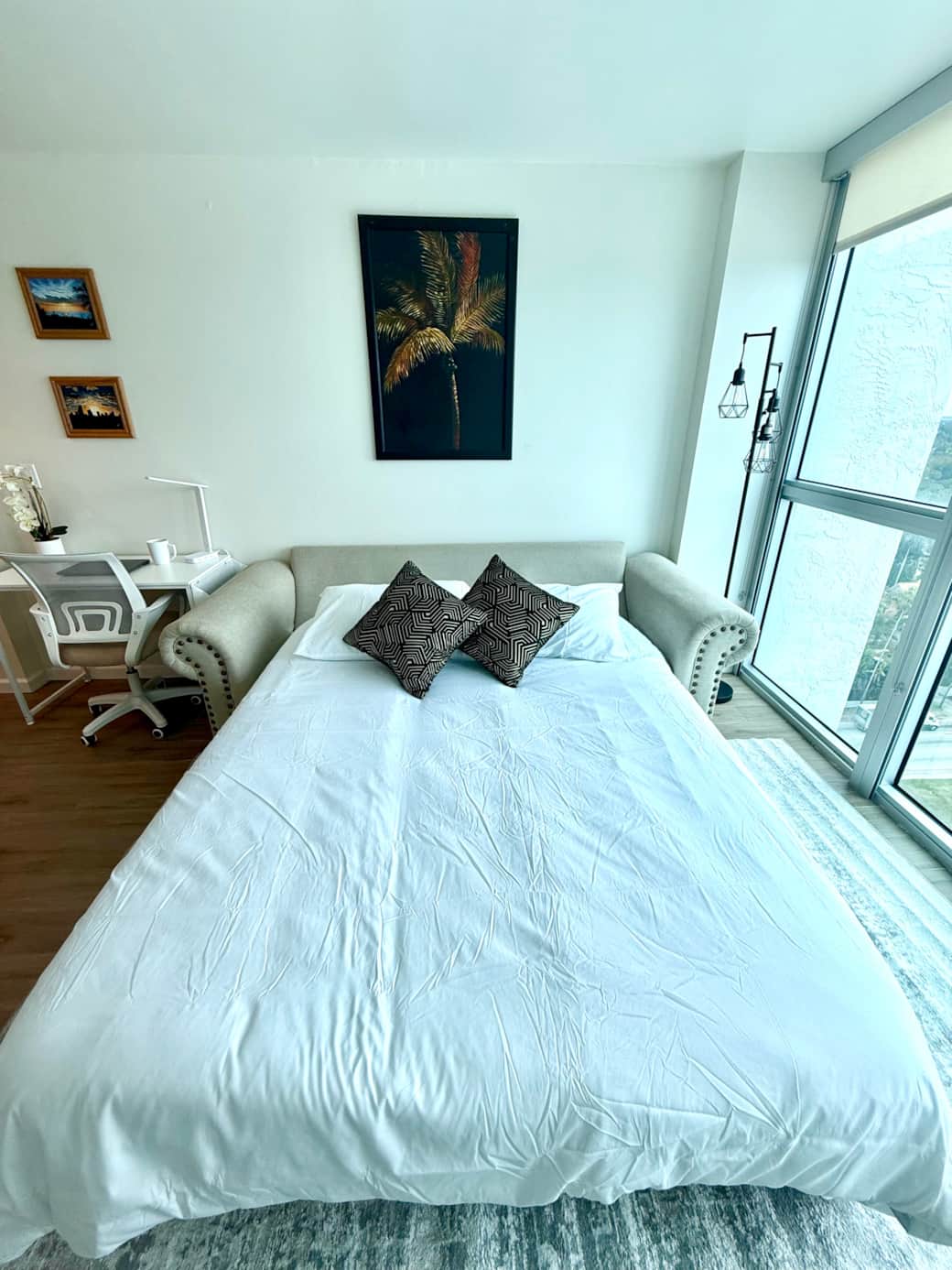 Living Room + Sofa Bed + Smart TV