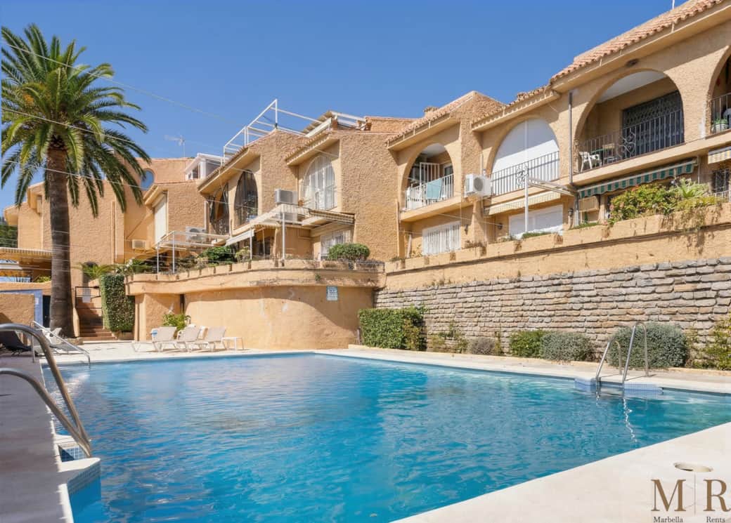 Communal swimming pool.