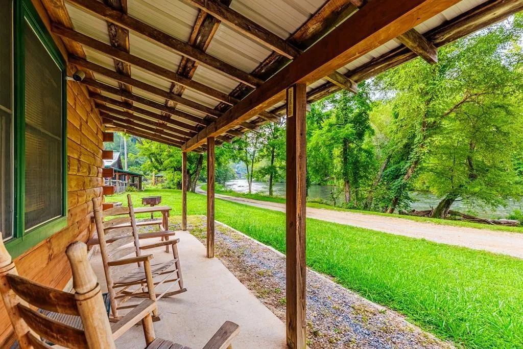 Side porch view