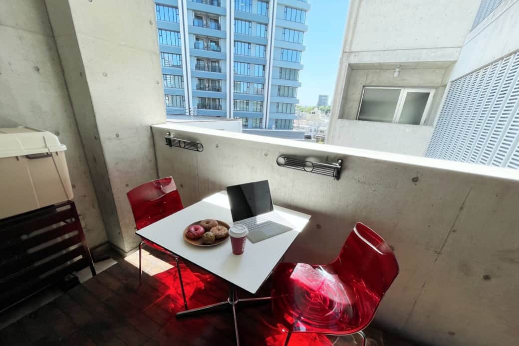 Private balcony — a quiet space for morning coffee