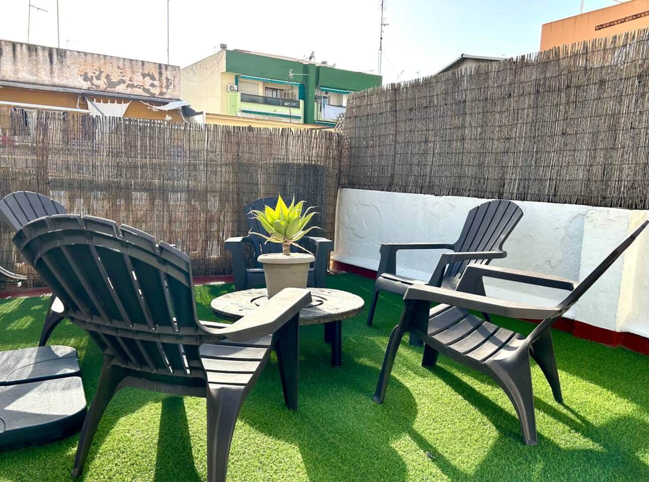La terraza de la azotea
