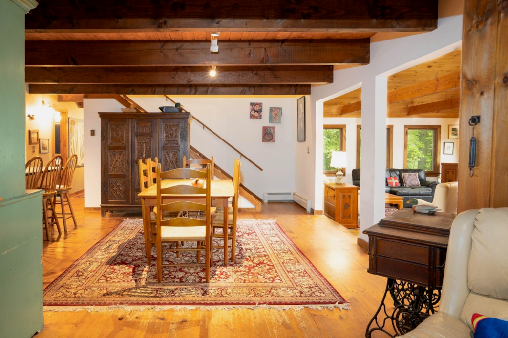 Gather together in a specious, welcoming dining space