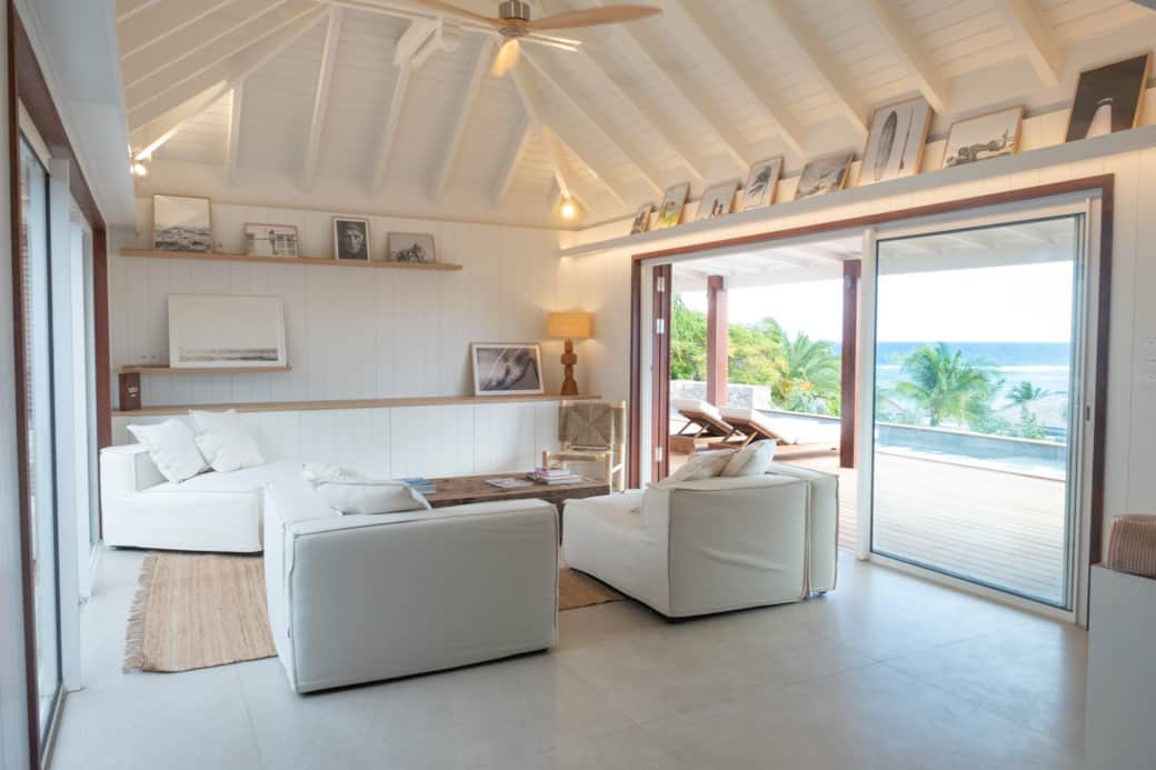 Living room Villa blanche