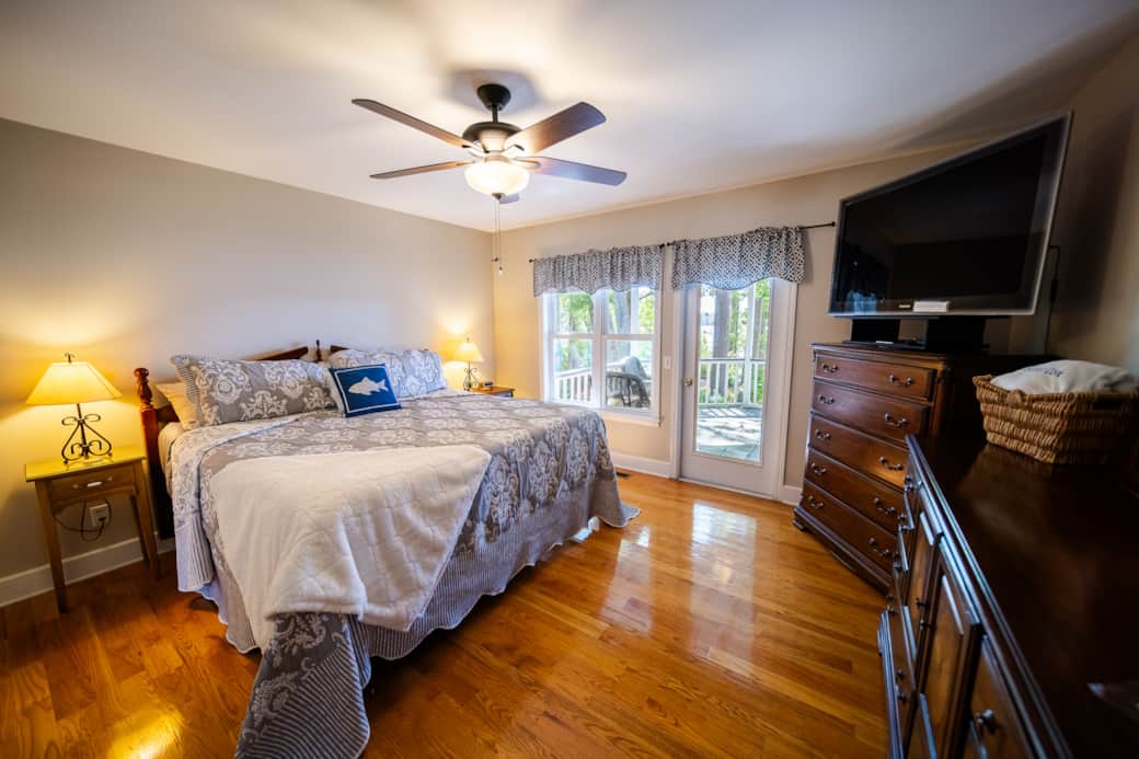 Lakeview Terrace, main living level with master bath and private balcony
