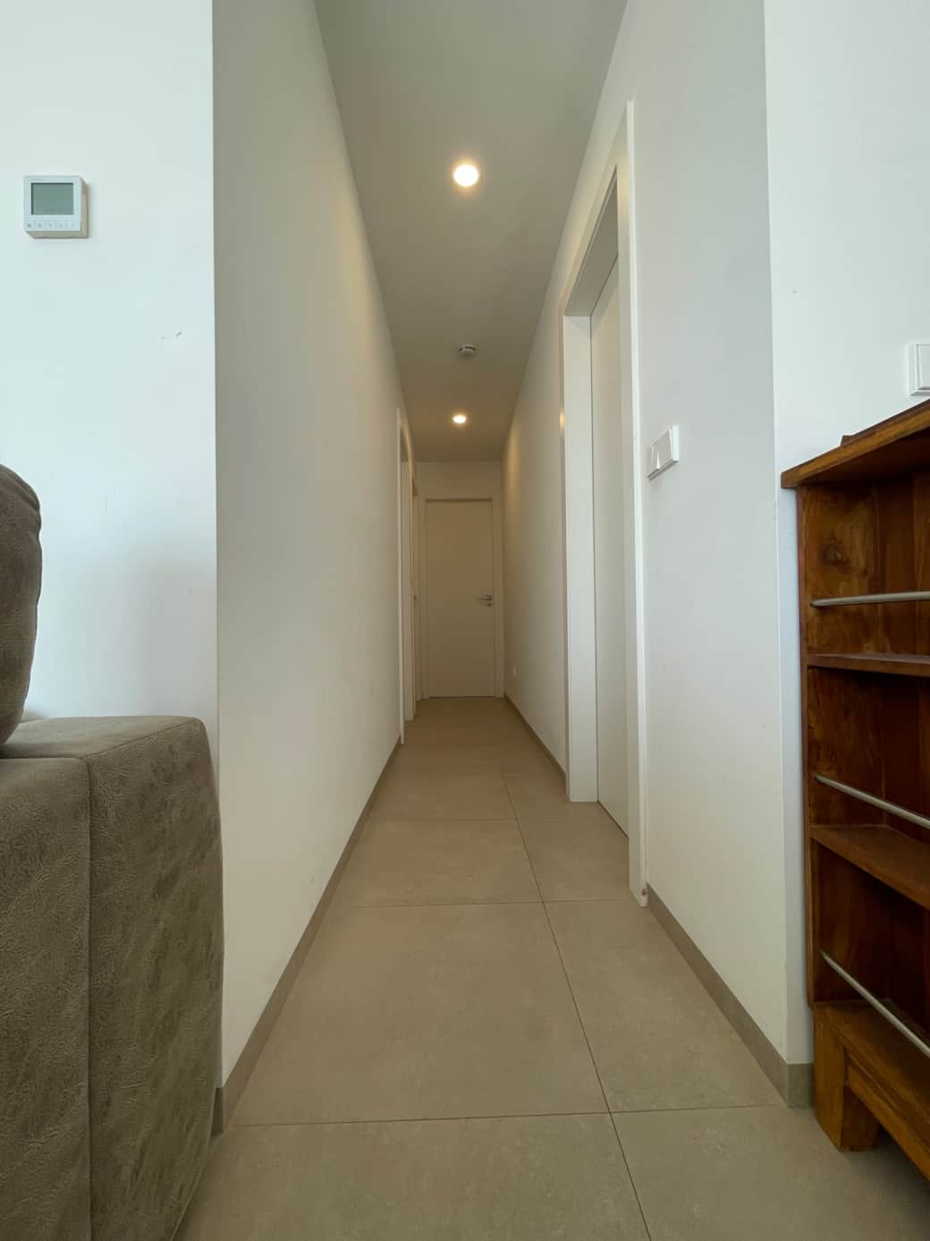 Hallway with access to the bedrooms