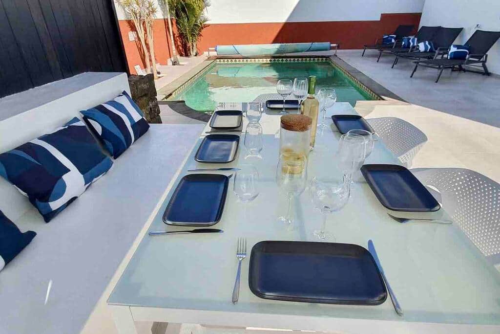 Terrasse x cuisine extérieure