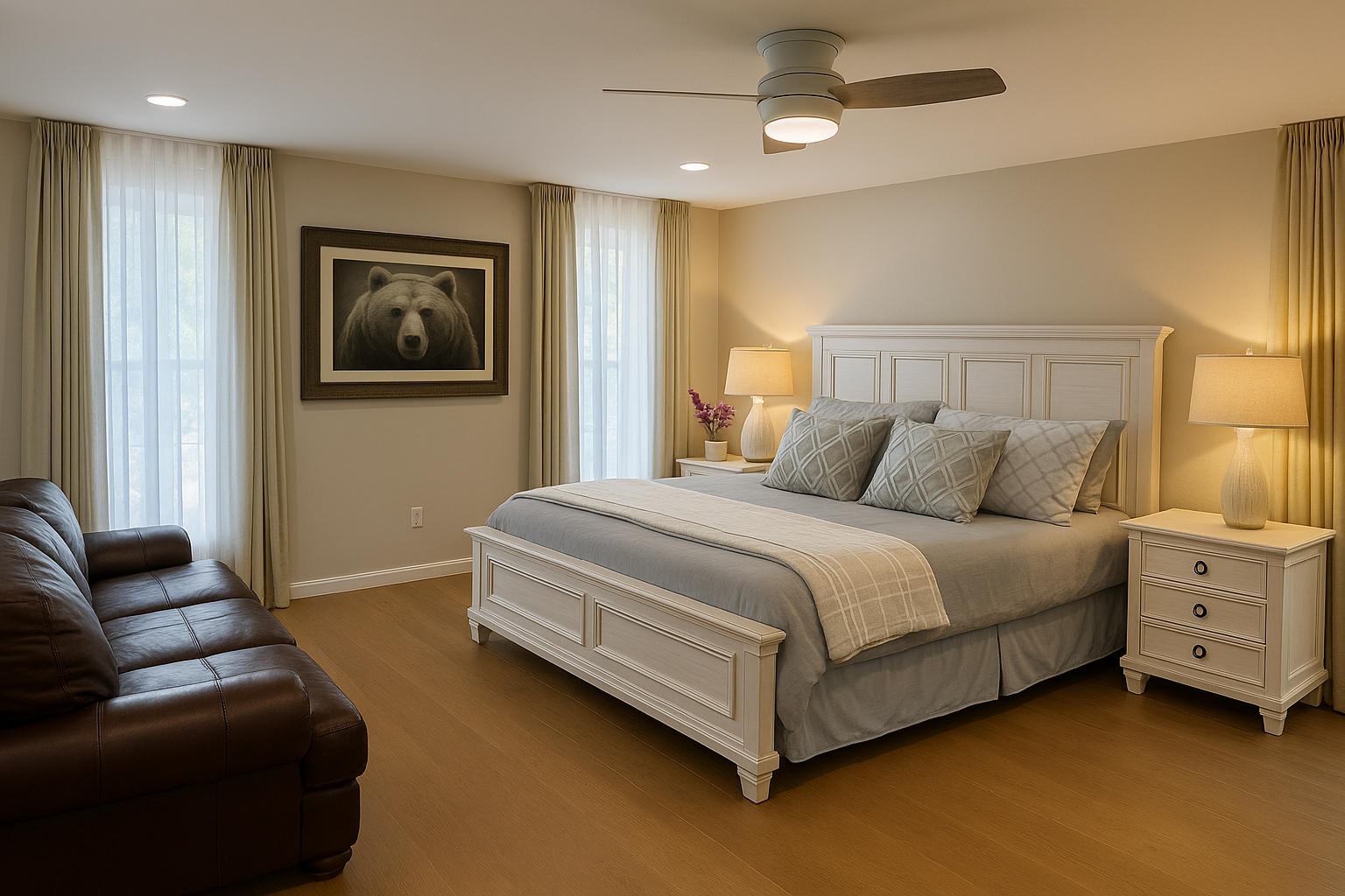 Primary bedroom suite