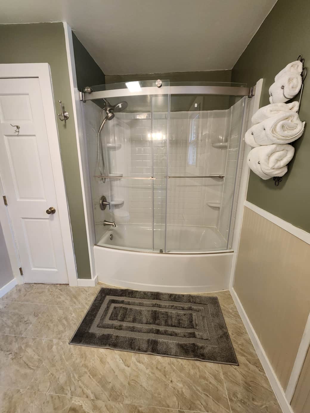 Bathroom #2 with tub and shower b