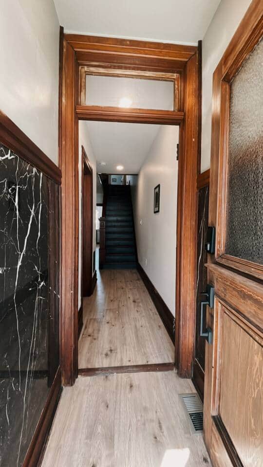 The entryway