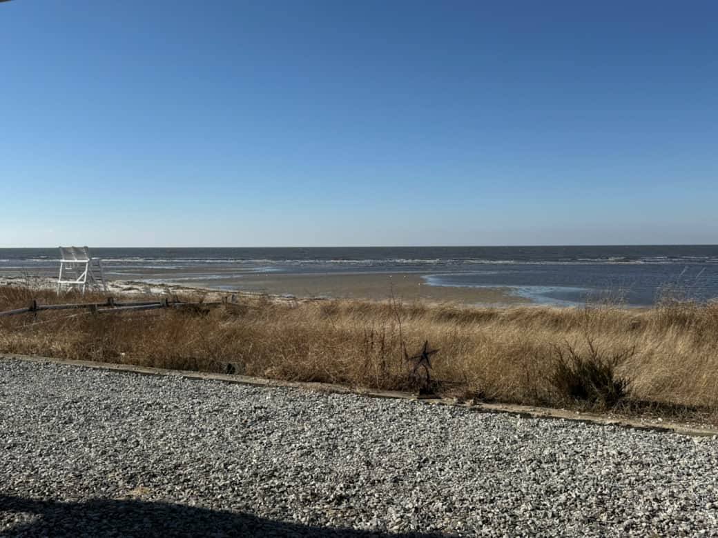 View from lower patio