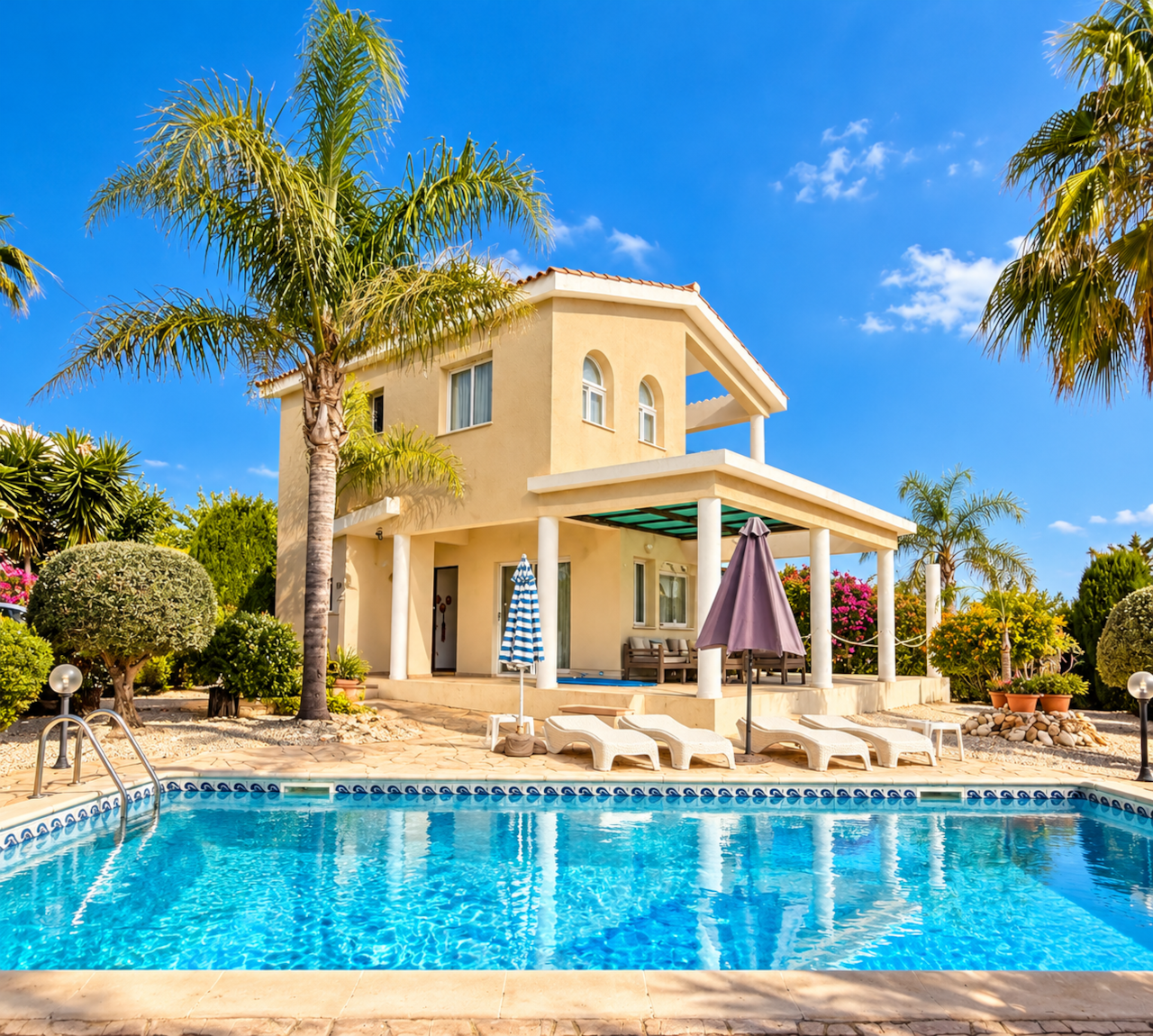 Cheerful 2 bedroom villa