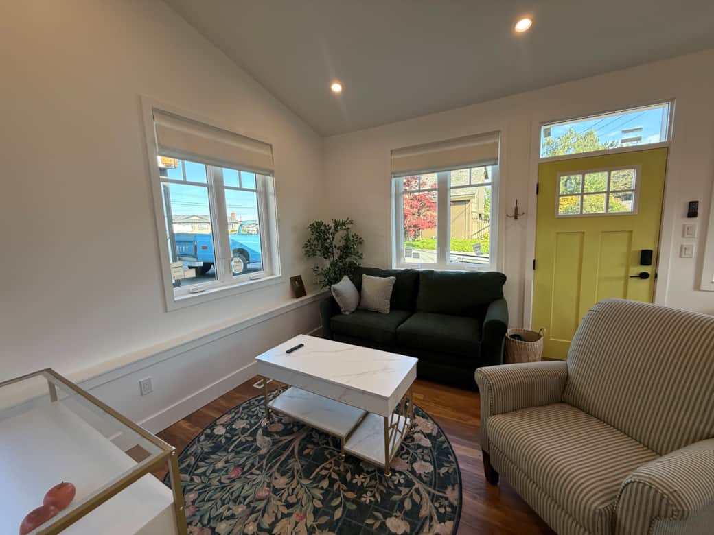 Living room with sofabed