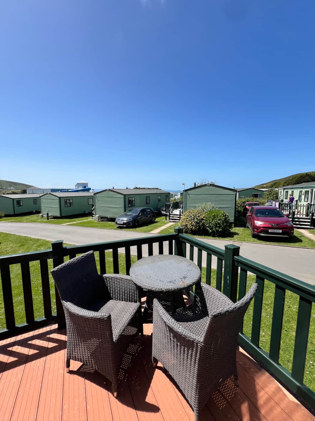 Patio Deck breakfast table - Croyde Retreat