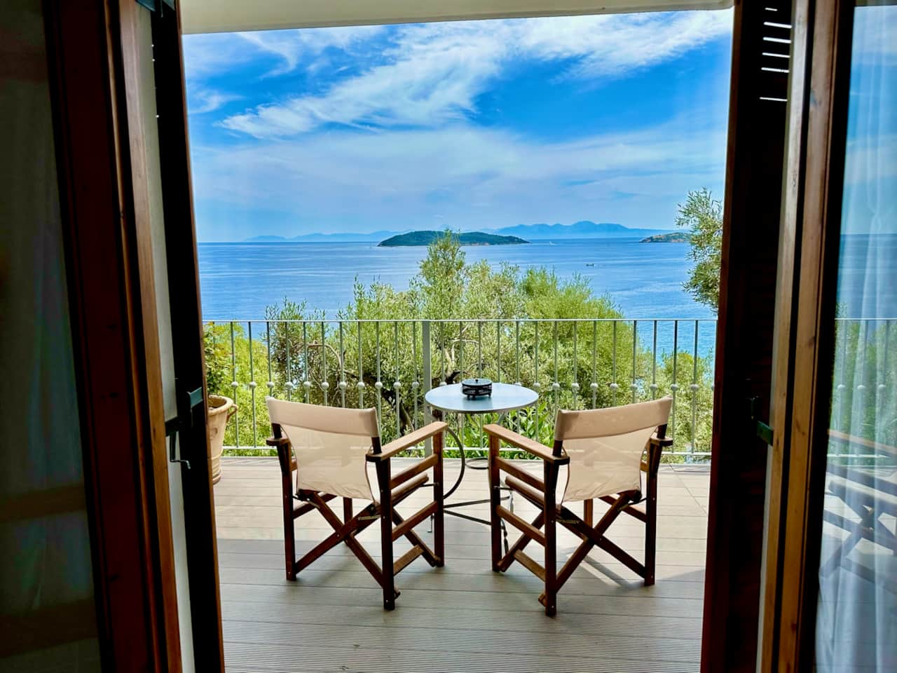 View and patio of Studio 7