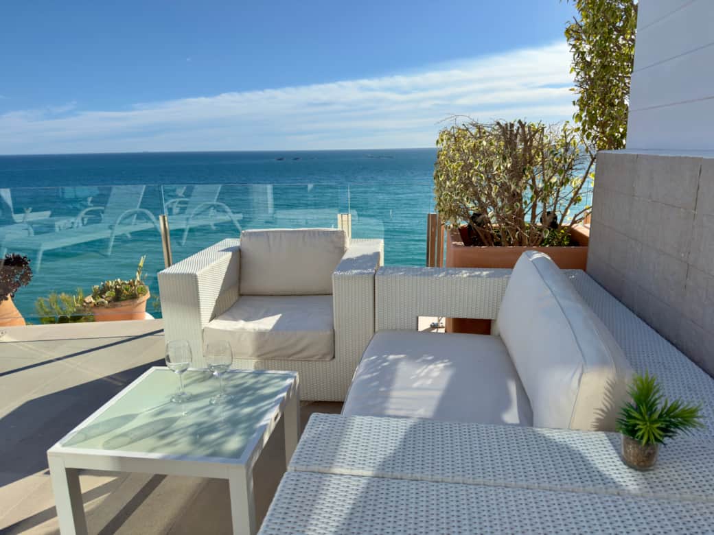 The Lounge area in the terrace