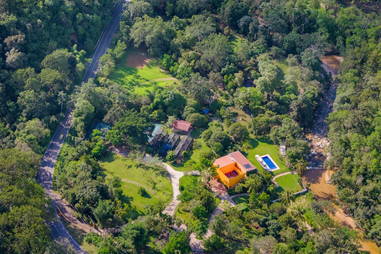 Villa setting