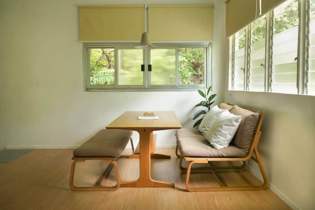 Living-Dining Area
Lounging and dining combined using Internationally trusted brand from Japan—Muji. This versatile space invites you to lounge, dine, draw, work, meditate, or simply reconnect. Living-Dining Area
Lounging and dining combined using Internationally trusted brand from Japan—Muji. This versatile space invites you to lounge, dine, draw, work, meditate, or simply reconnect.
