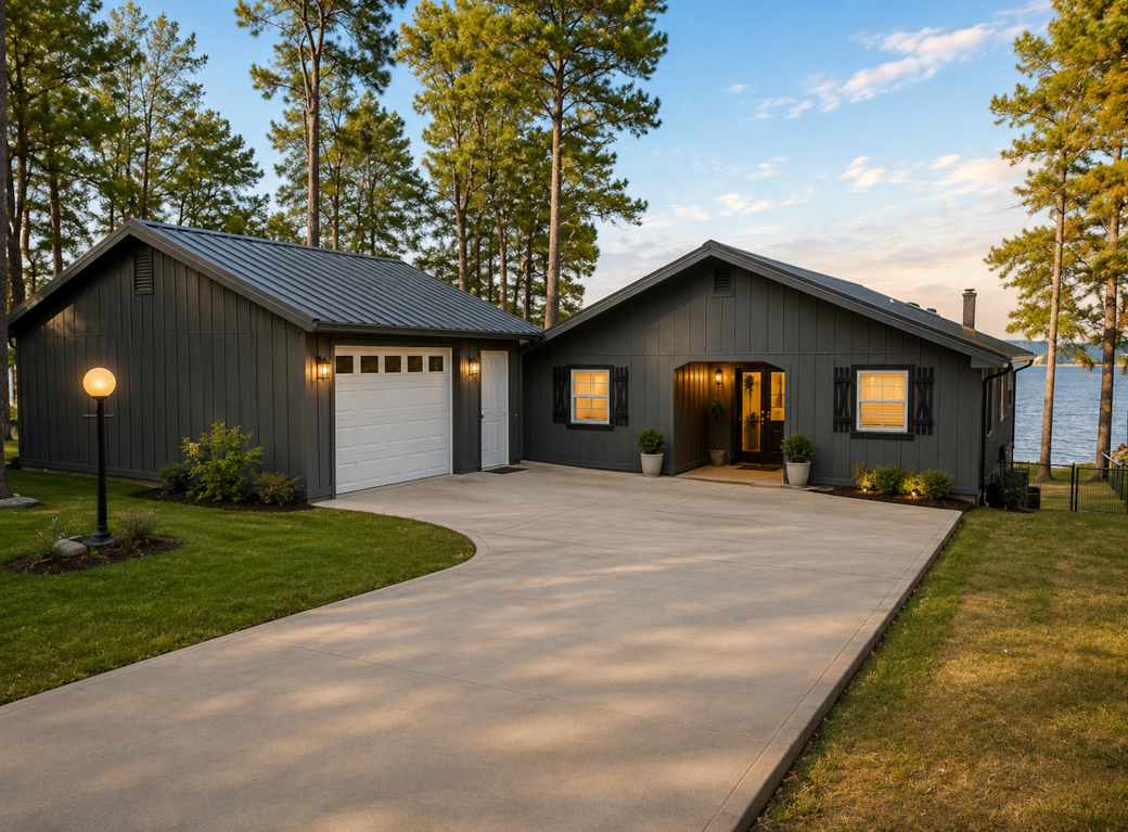 Lakefront Retreat with Stunning Views, Cozy Fireplace & Relaxing Rustic Charm