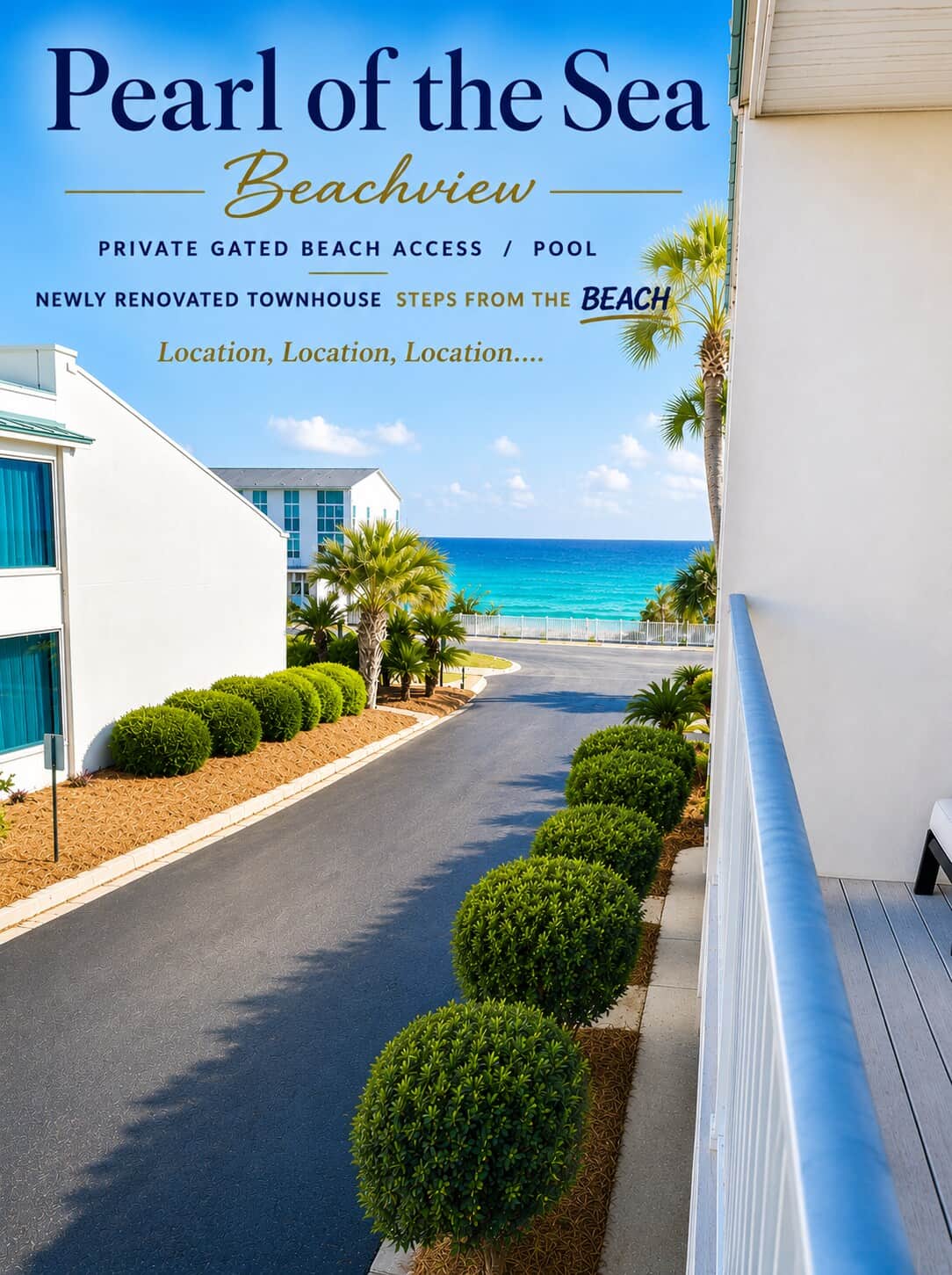 Can you just imagine sitting on your balcony, sipping your morning coffee while listening to the soothing sound of the waves?