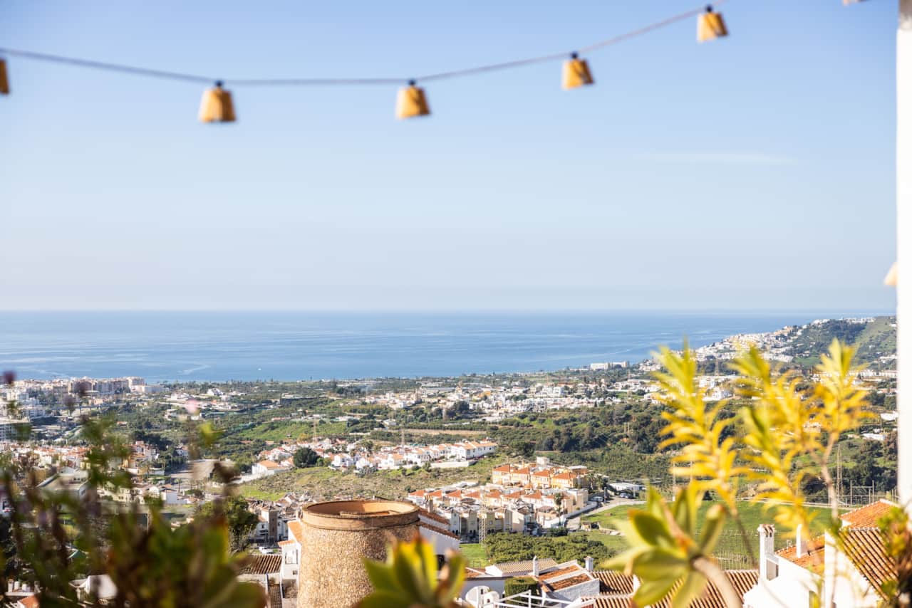 The incredible views from the property.