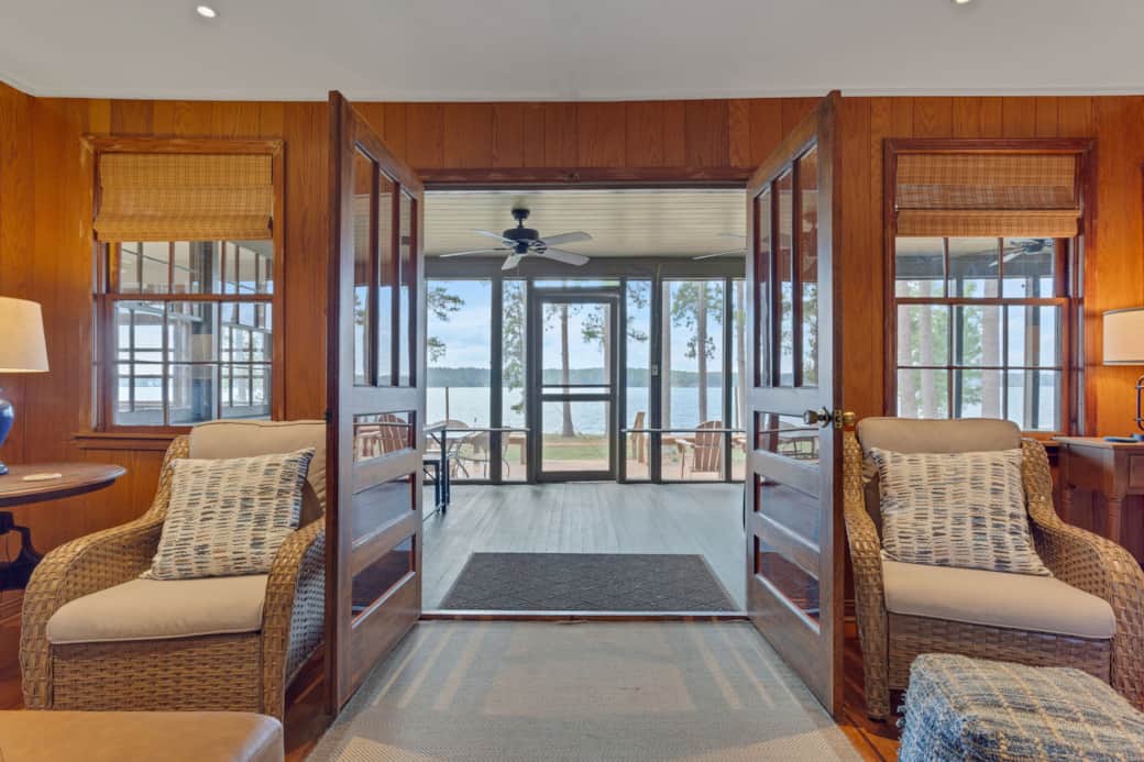 Expansive lake views from almost every room