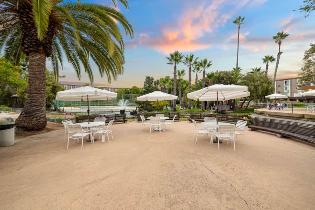 Complex Grill Area | Outdoor Seating Area