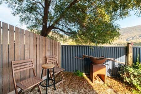 Outdoor are with firepit