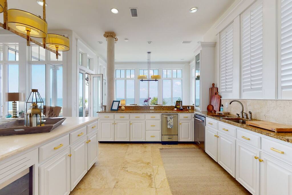 Large cooking and prep area - third floor
