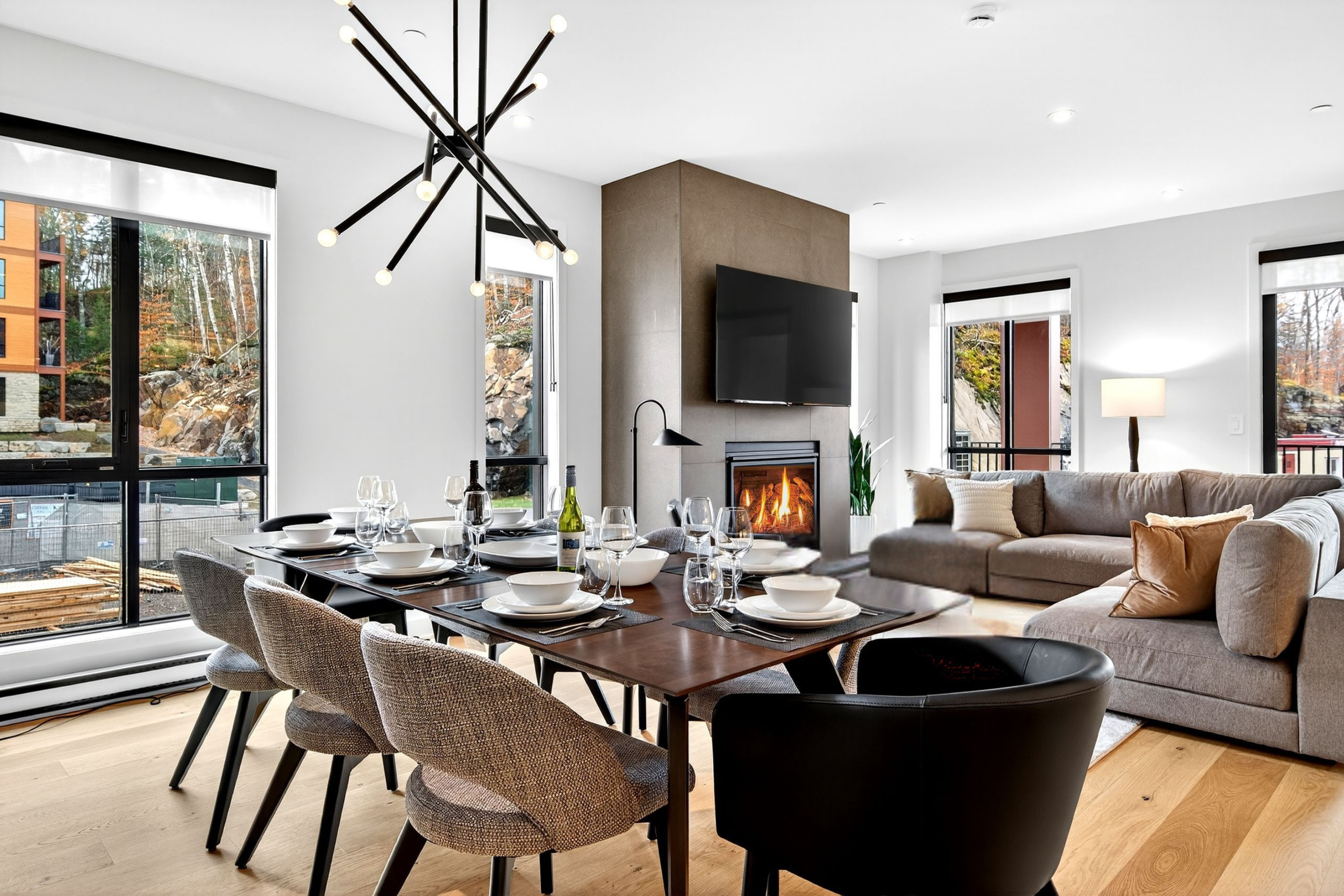 High-end ski cottage Mont-Tremblant near slopes and outdoor activities