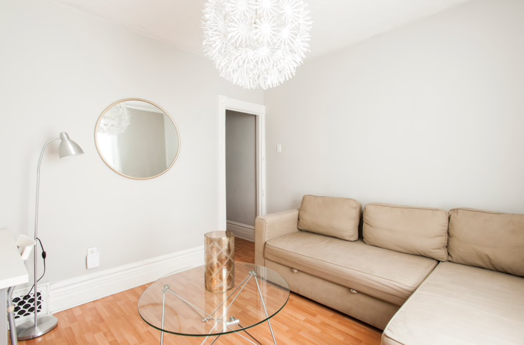 Sofa Bed perfect for a short term rental in Little Italy Toronto