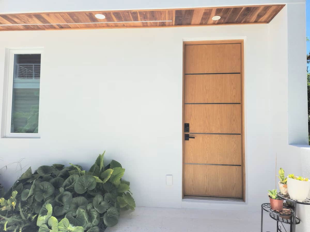 Pool Cabana Exterior Entrance