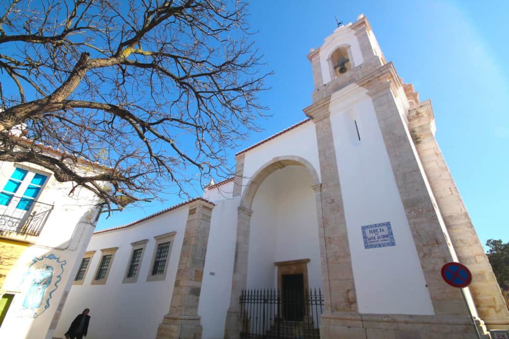 San Antonio Church, steps from the apartment