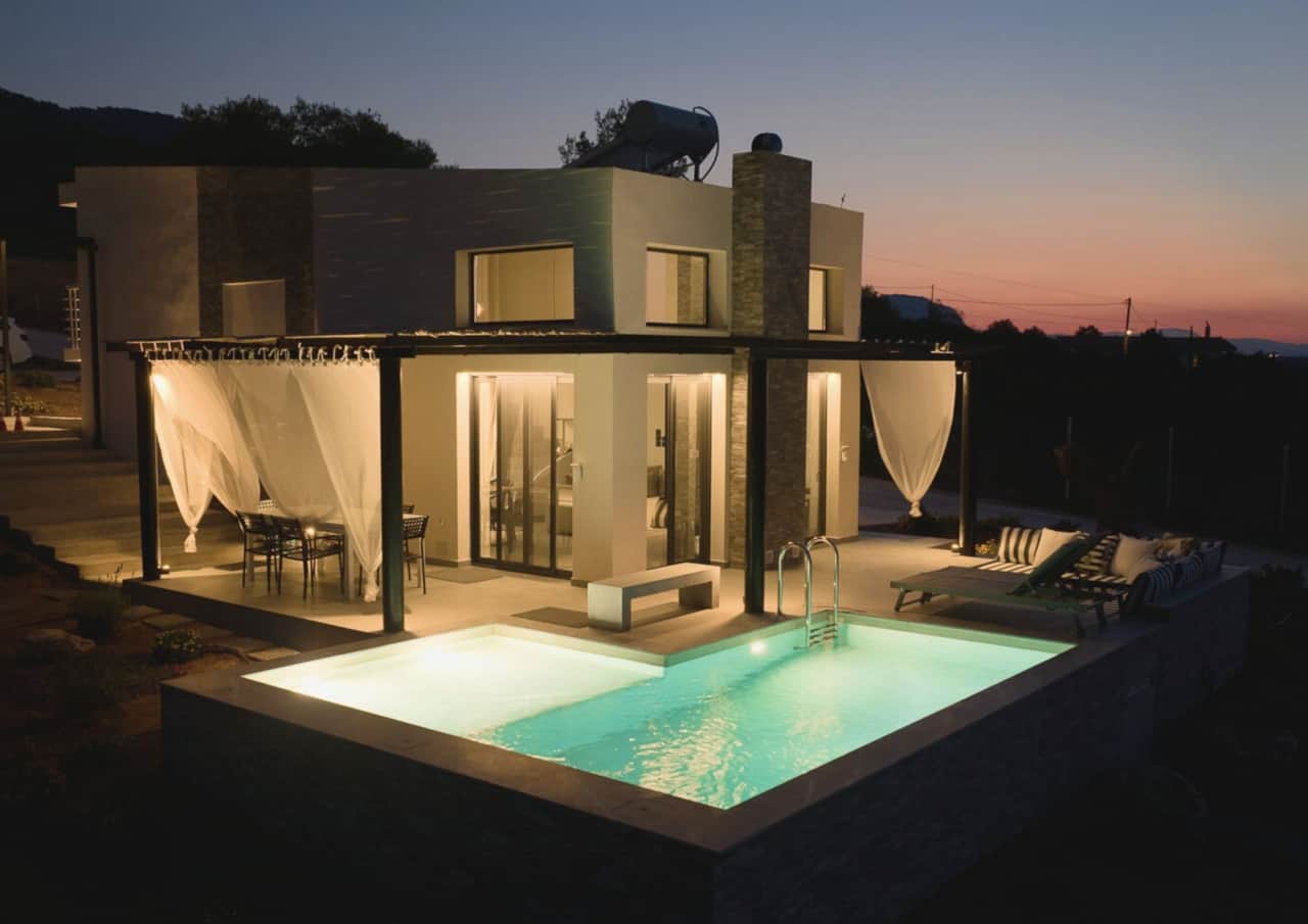 The Villa by Night