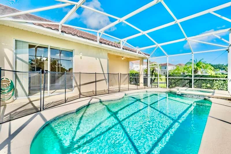 Private pool with plenty of space to enjoy the Florida sunshine