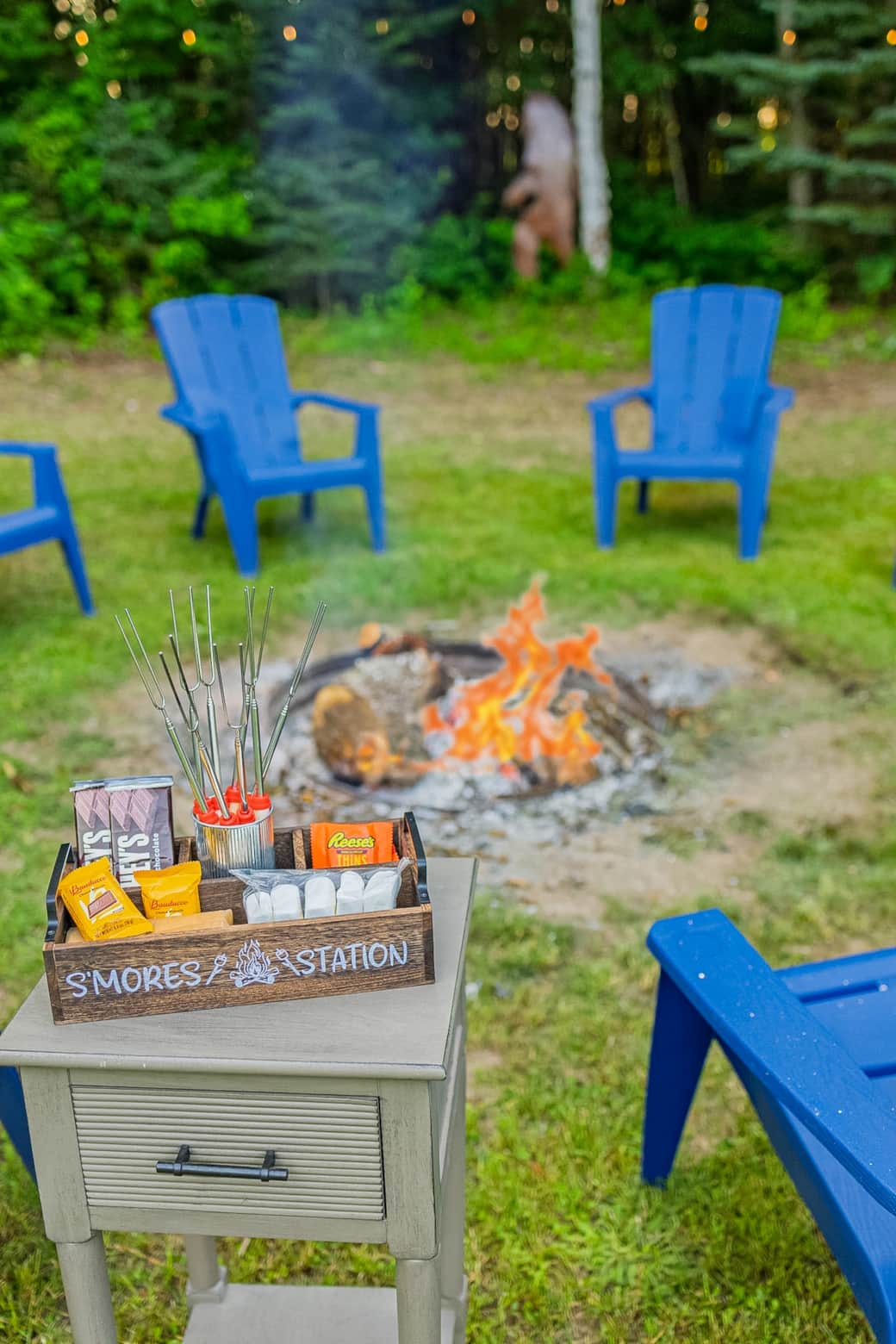 Enjoyable firepit for relaxing evenings.