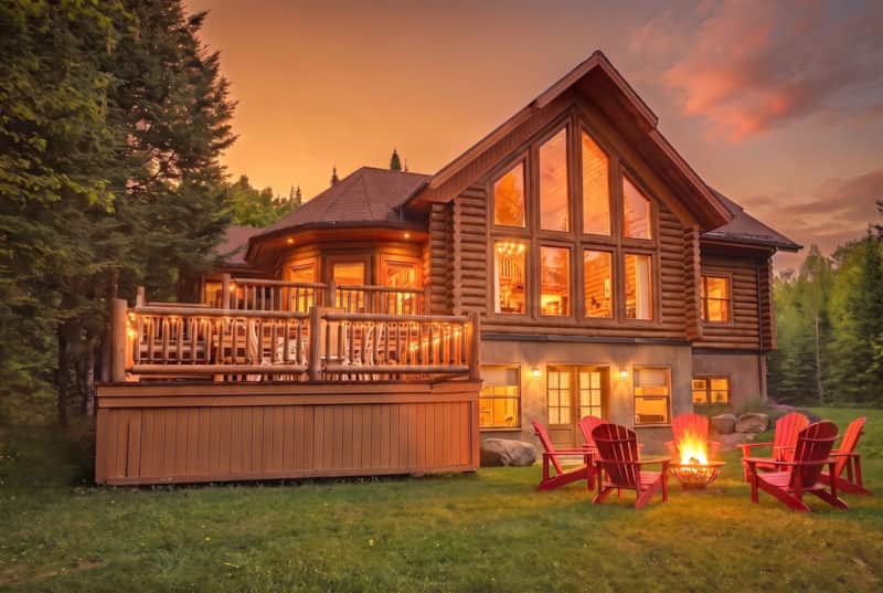 Chalet Authentik 40 - location chalet Fiddler Lake Resort, vue exterieure