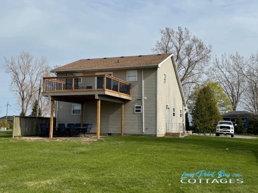 Back of Herons Landing cottage