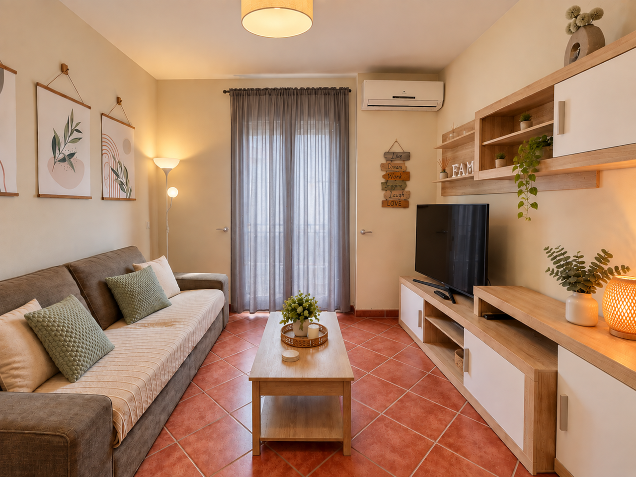 Bright and comfortable lounge