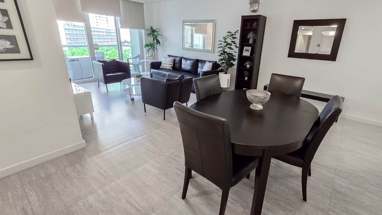 Comedor y sala de estar