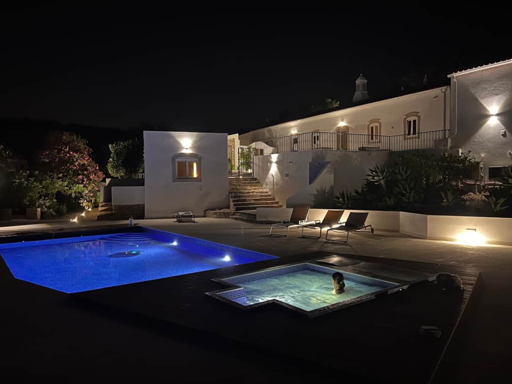 Quinta Olival Casa Limao Casa Faro Oeste SPA e Piscina Noite