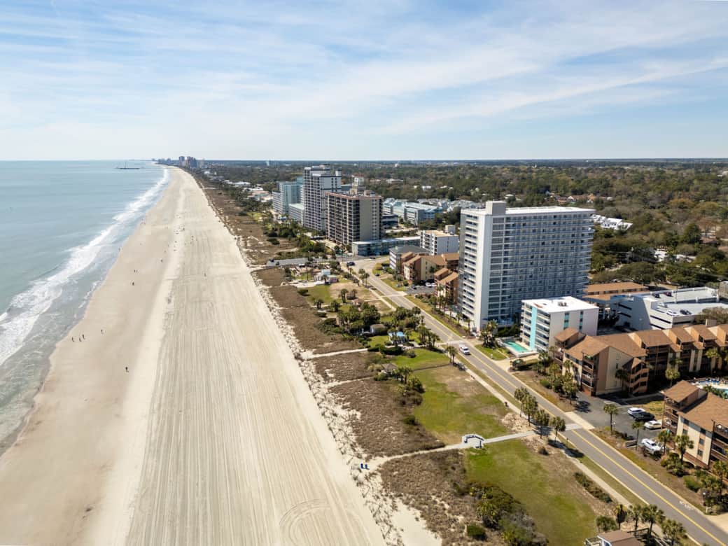 Beach facing south