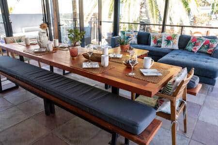 Enclosed terrace
