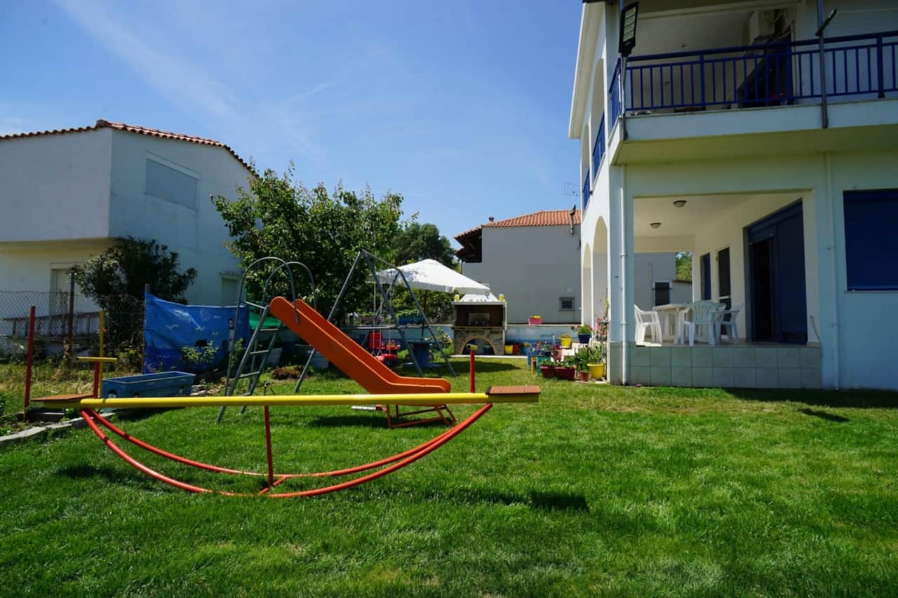 Playground in the yard