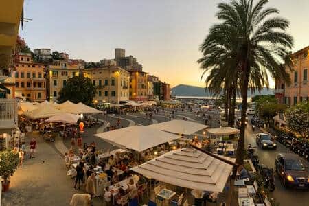Vista dal balcone 