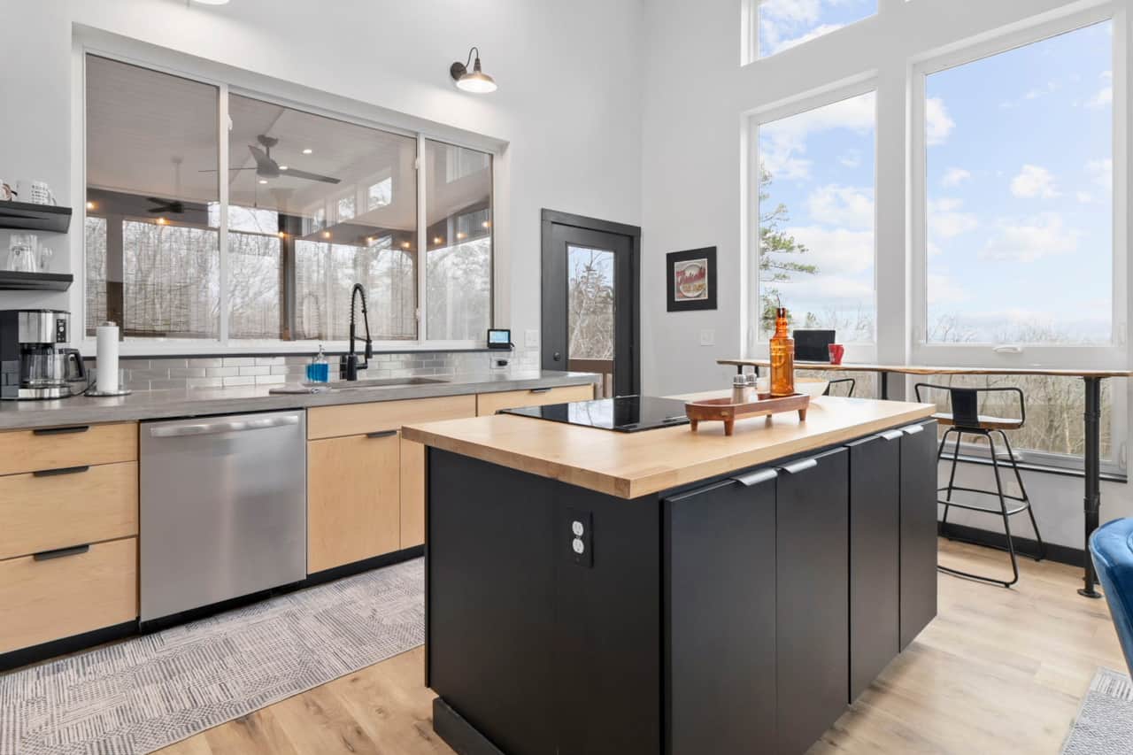 Well-stocked chef's kitchen