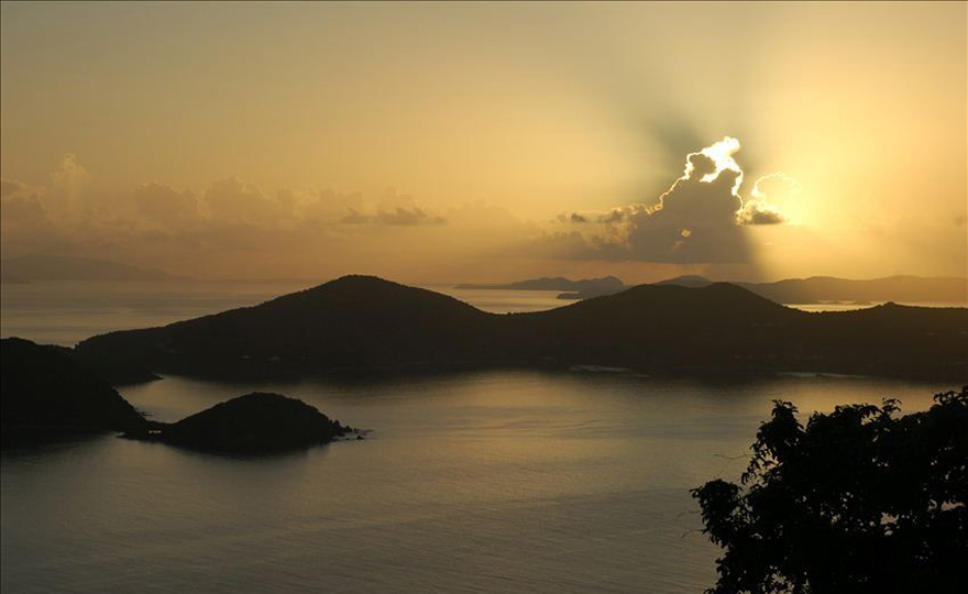 Dawn from the decks of Villa Tiffany