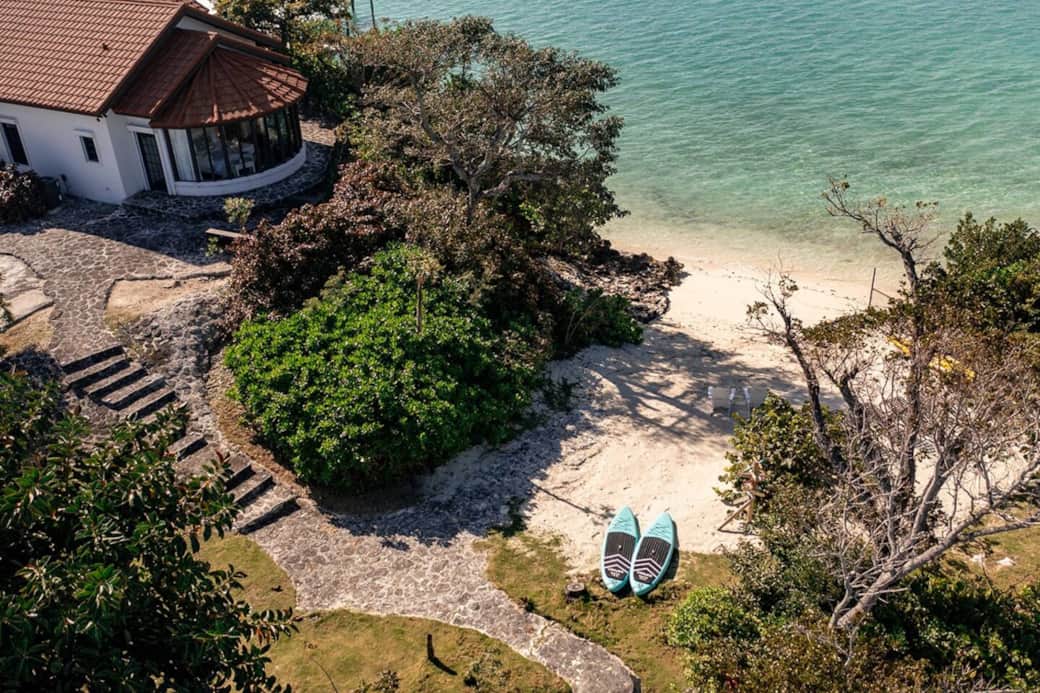 Private Beach by House
