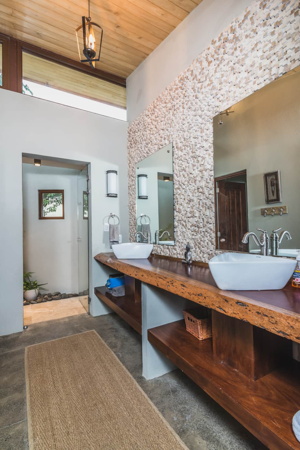 Master bath vanity