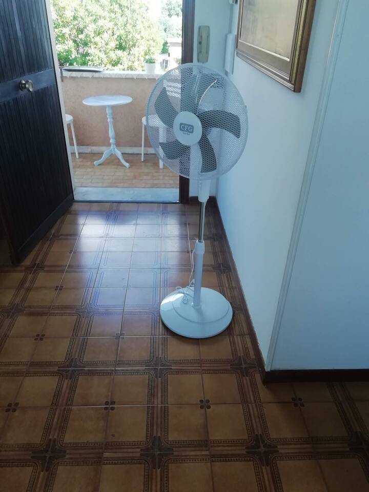 Ventilatori portatili a disposizione degli ospiti