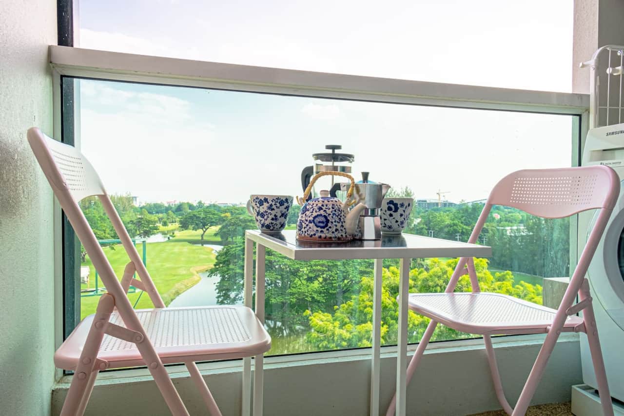 Start the Day with Balcony Breakfasts with this View.